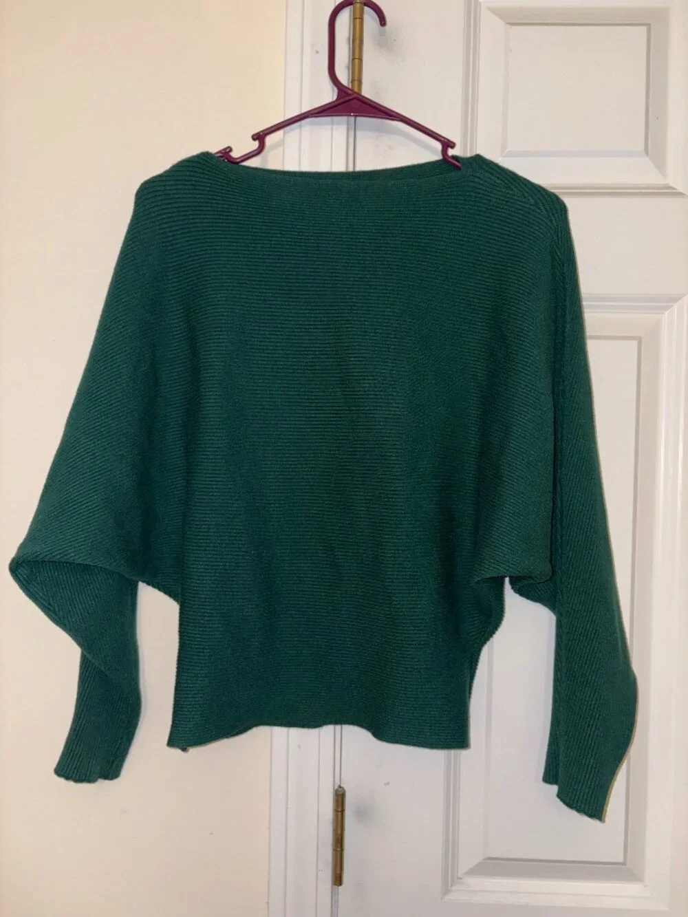 Green Ribbed Sweater - Picture 1 of 3